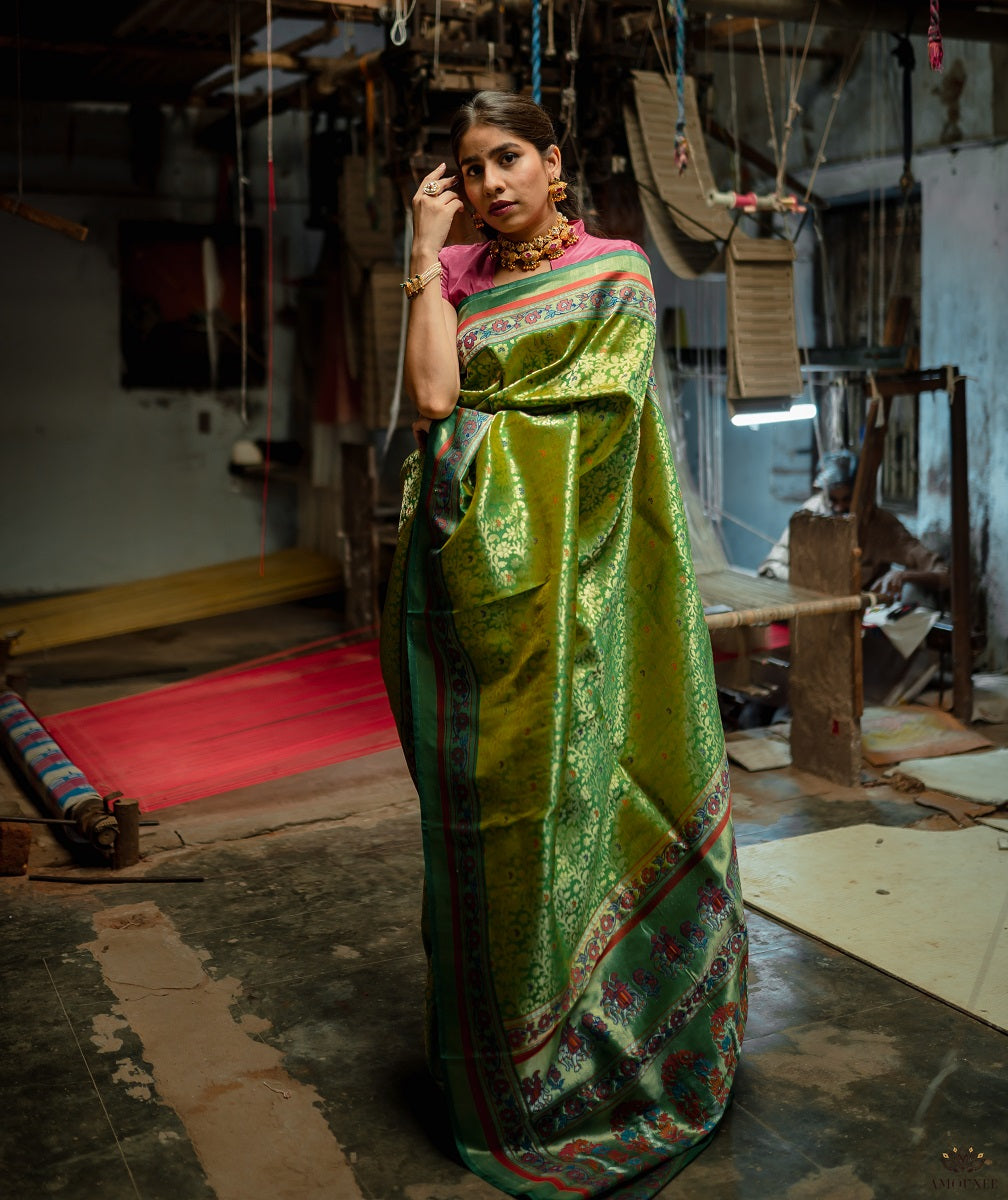 ASHAWALI BROCADE SILK SAREE