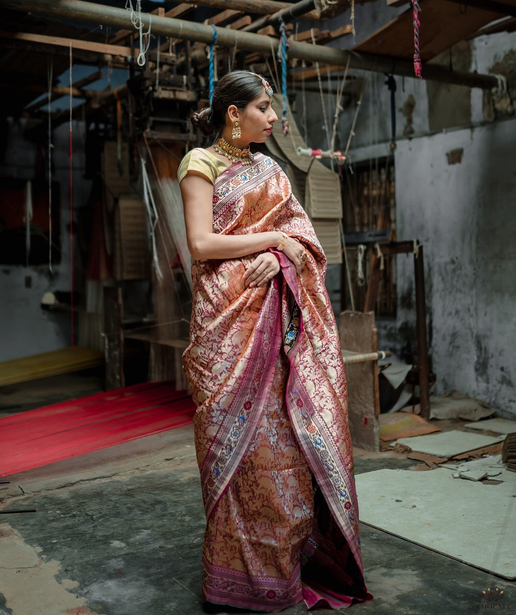 ASHAWALI BROCADE SILK SAREE