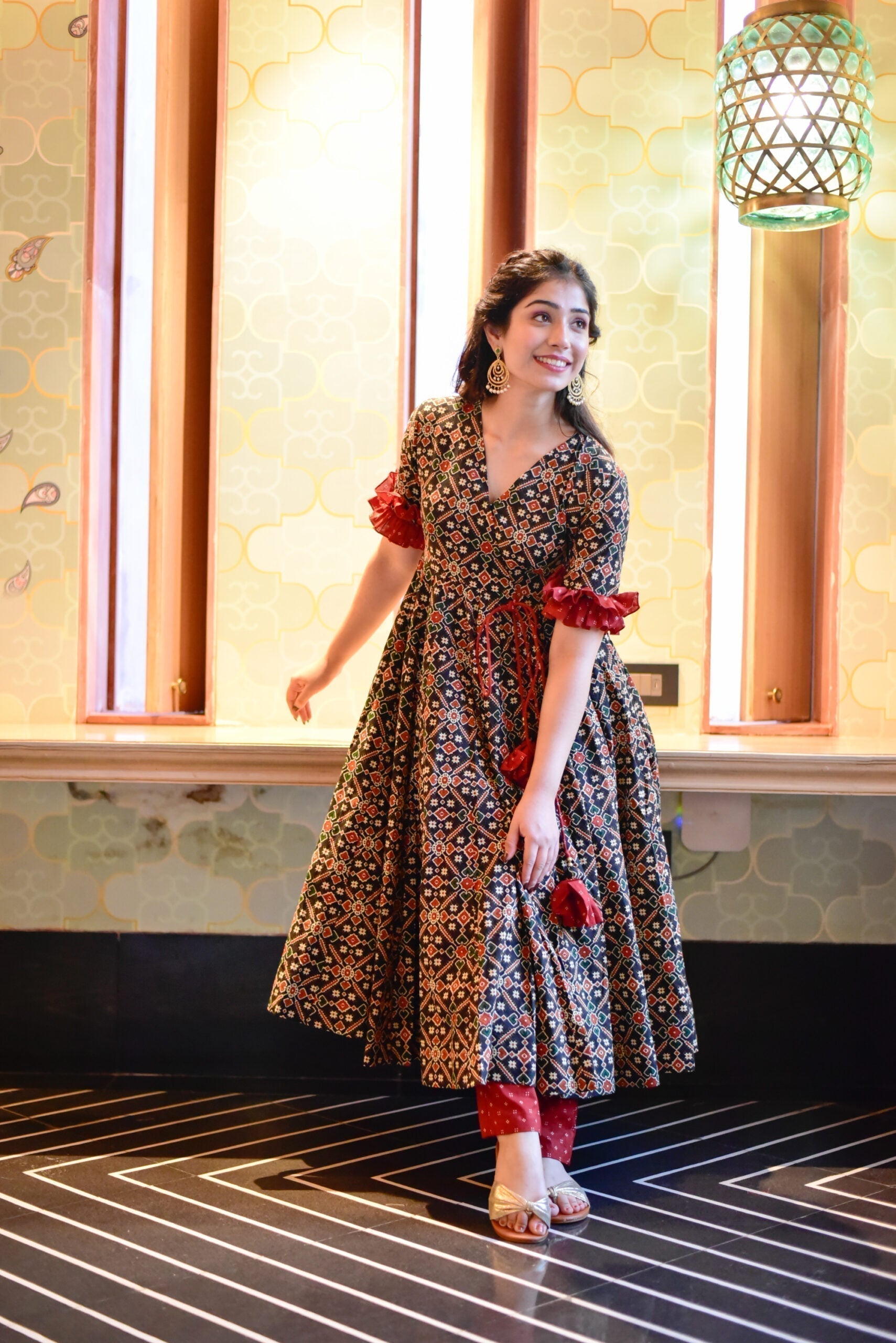 chandra Bagru cotton suit set