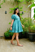 gulabo blue muslin dress